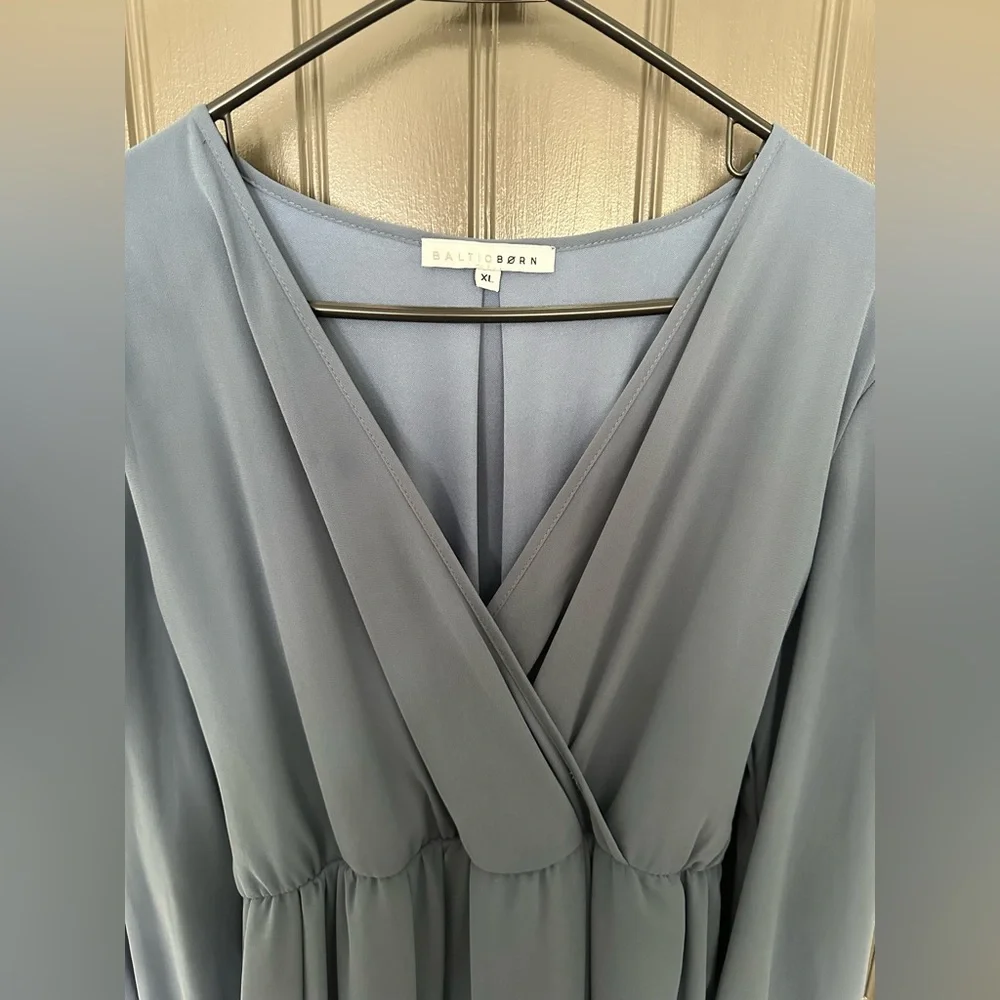 Baltic Born Lydia Maxi Dress Slate Blue - Picture 3 of 13